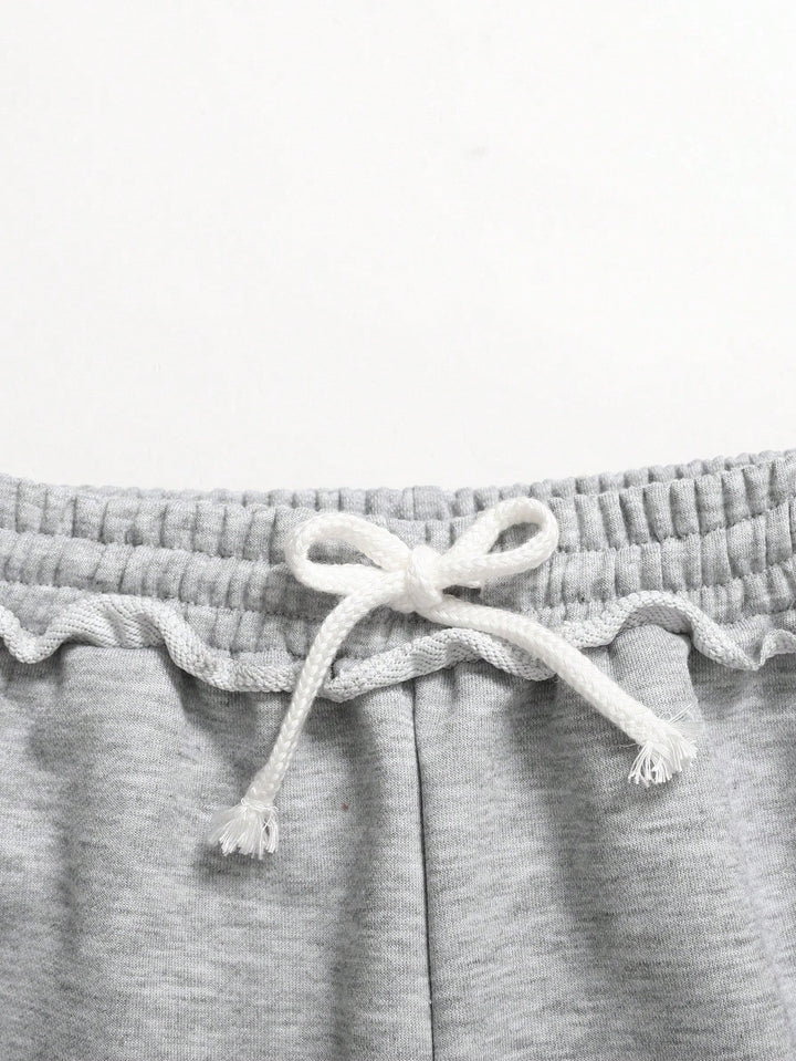 Pantaloni de trening SHEIN, gri