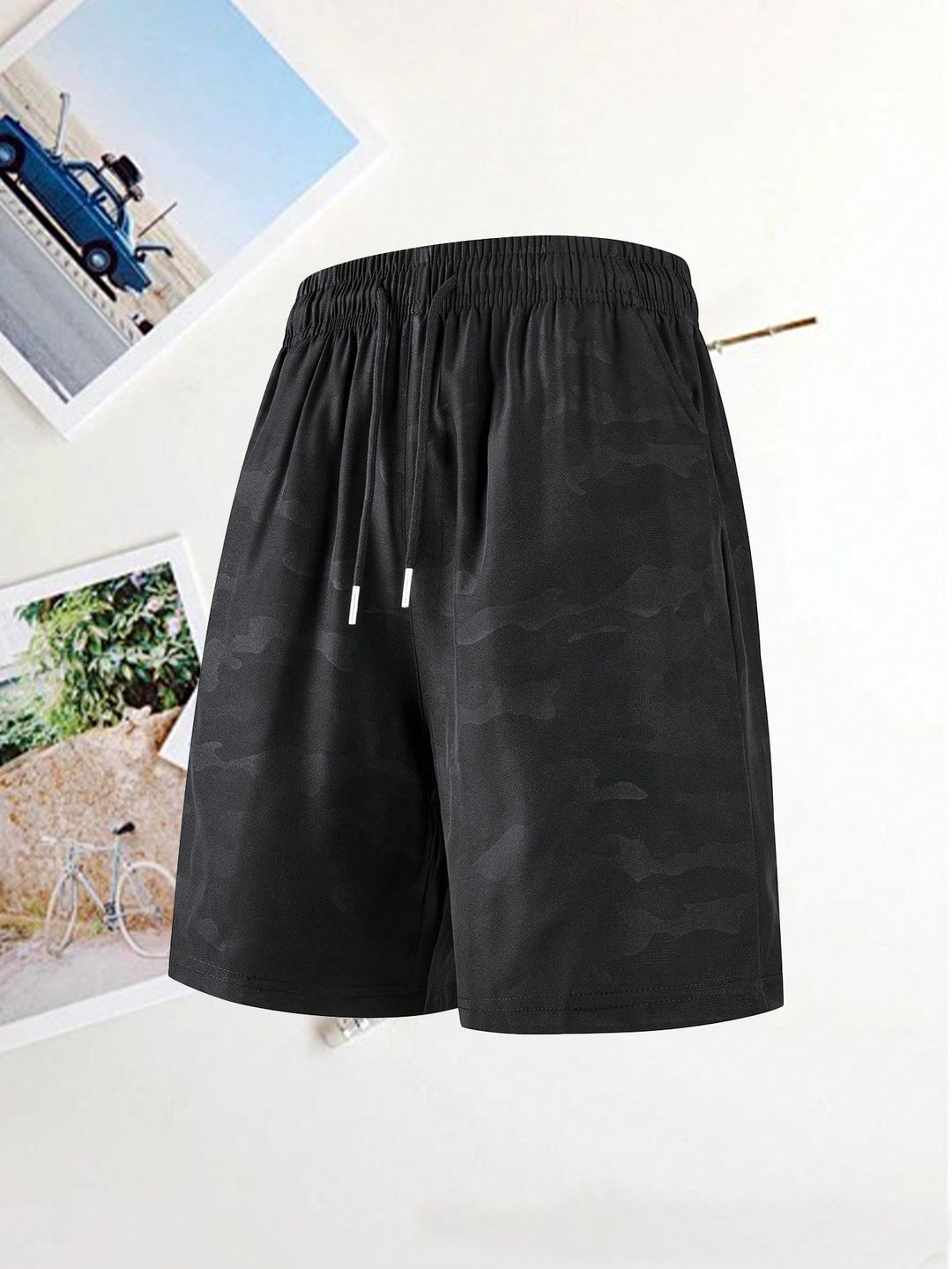 Pantaloni scurți SHEIN, negru
