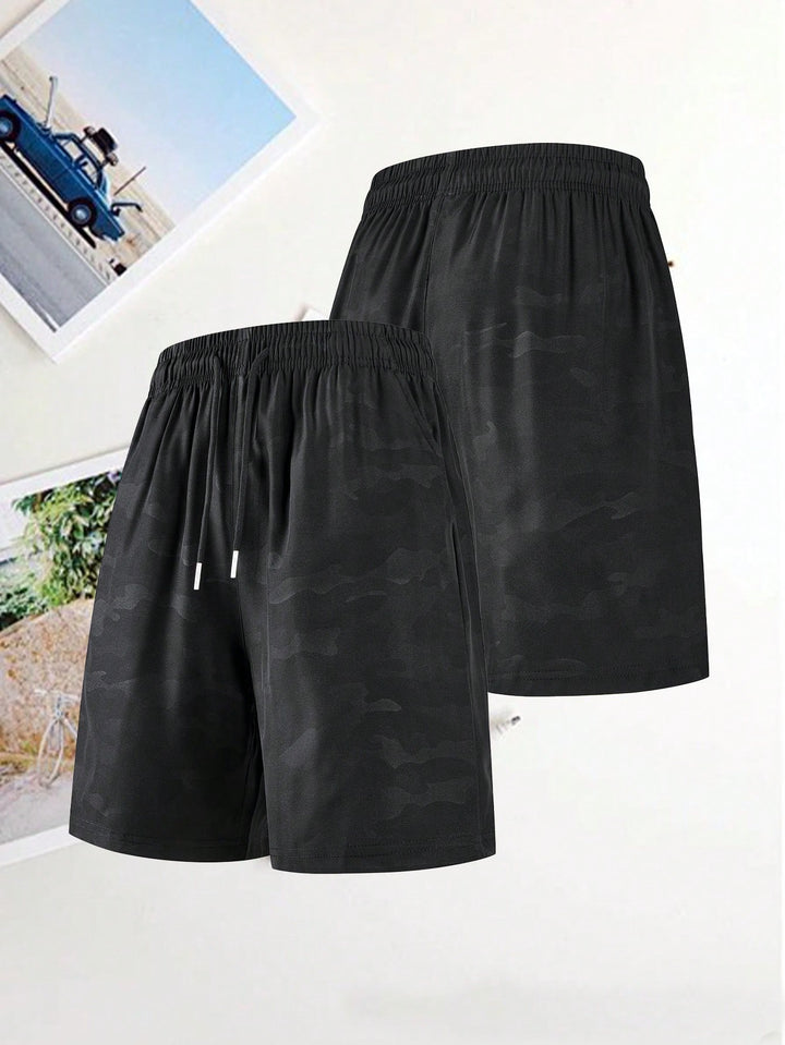 Pantaloni scurți SHEIN, negru
