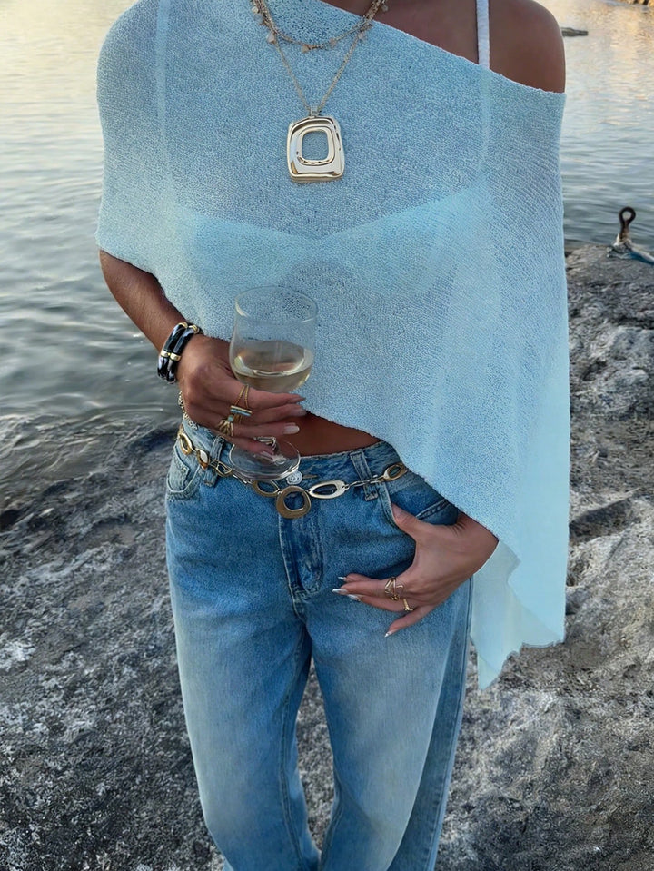 Top SHEIN, albastru