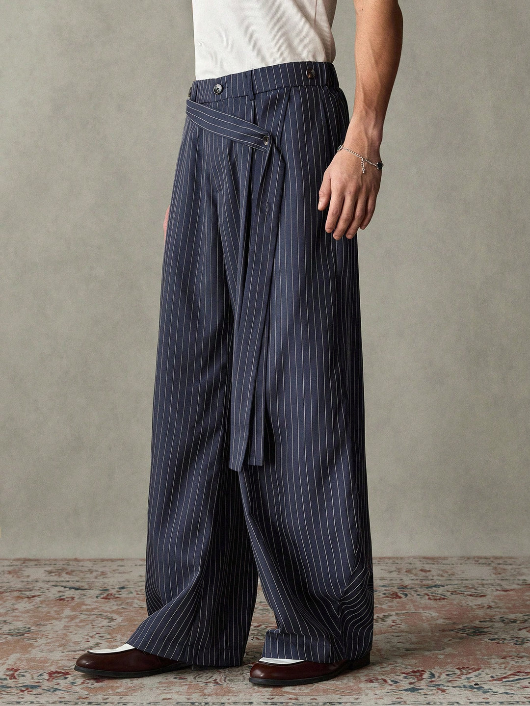Pantalon SHEIN, albastru