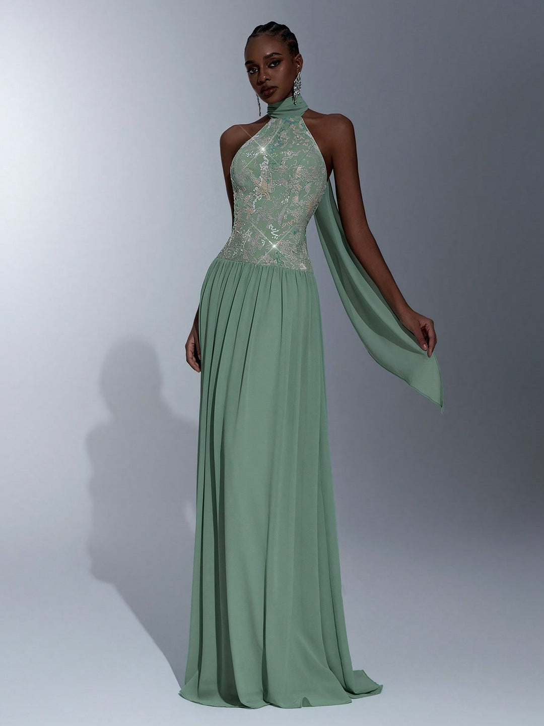 Rochie SHEIN, verde
