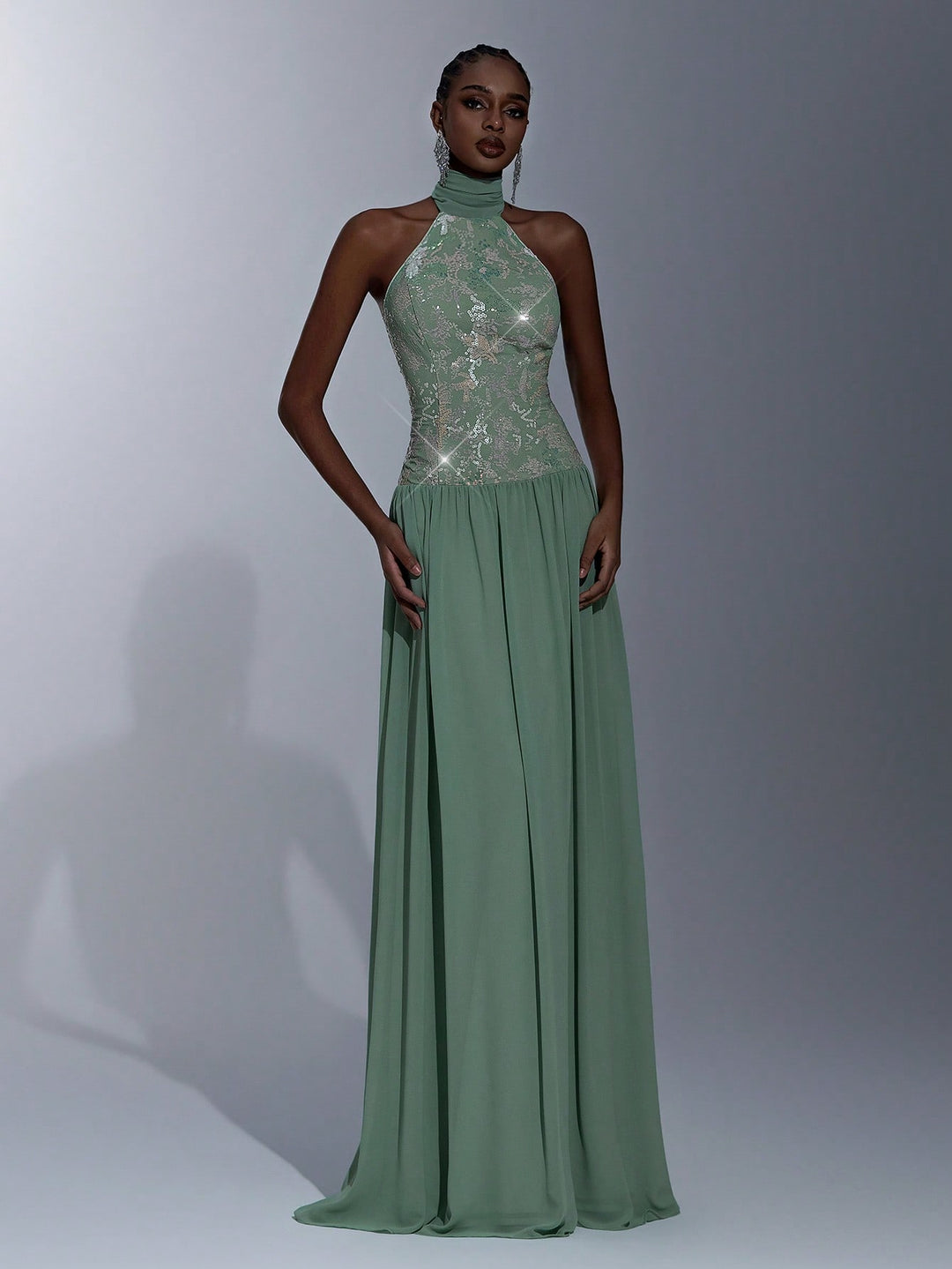 Rochie SHEIN, verde