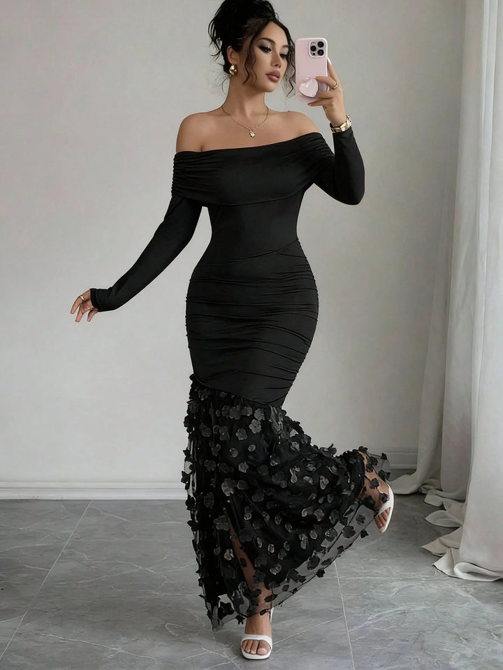 Rochie maxi SHEIN, negru