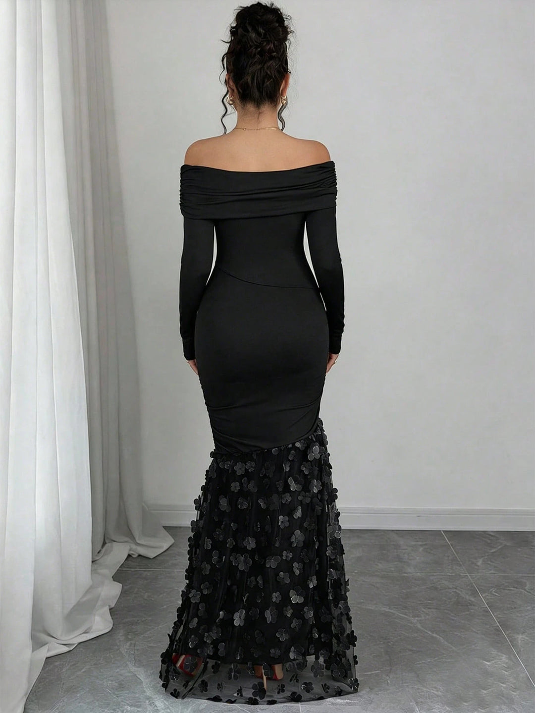 Rochie maxi SHEIN, negru