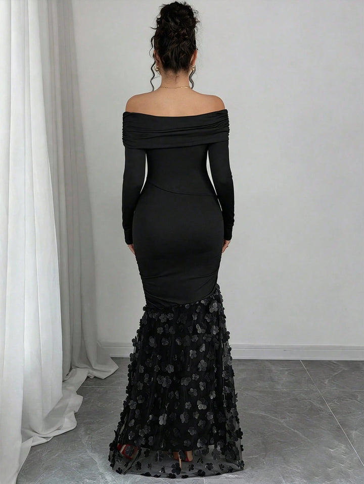 Rochie maxi SHEIN, negru