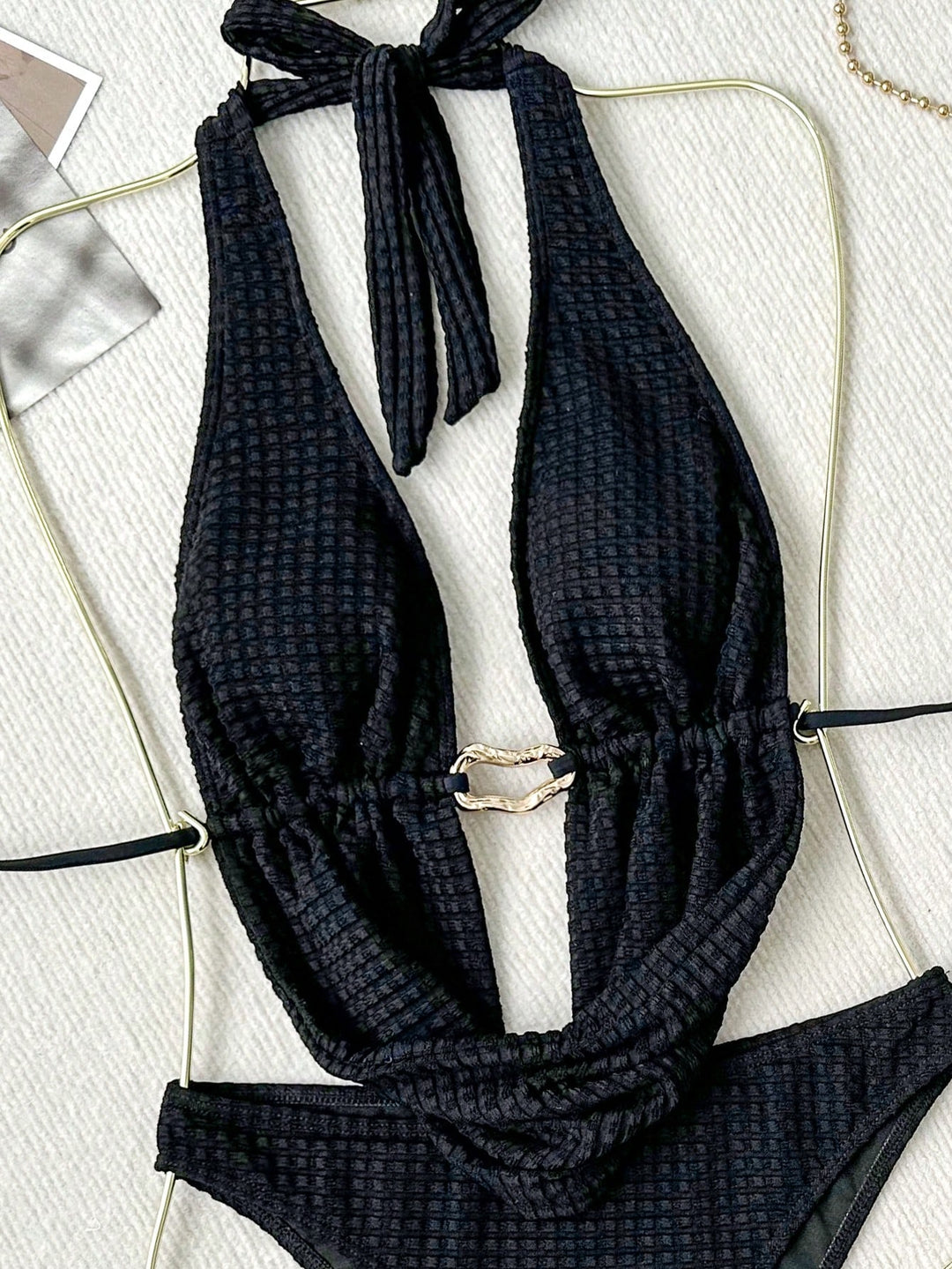 Set bikini SHEIN, negru