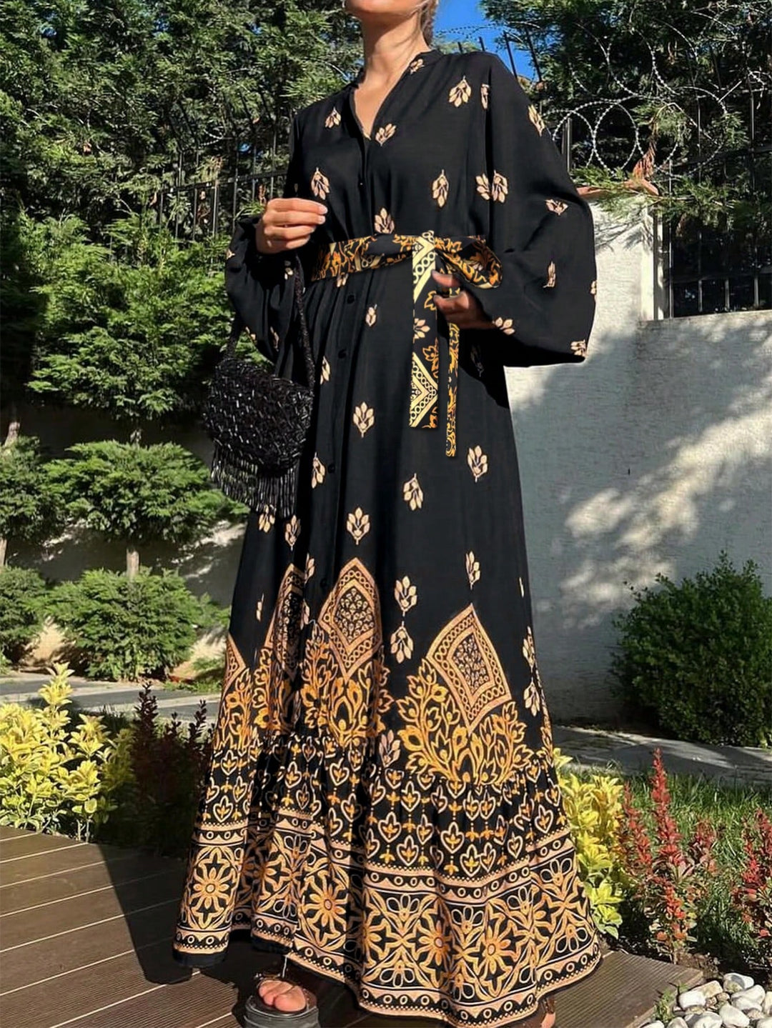 Rochie maxi SHEIN, mix culori