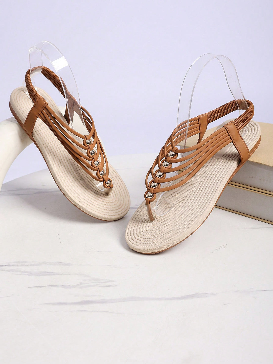 Sandale SHEIN, maro