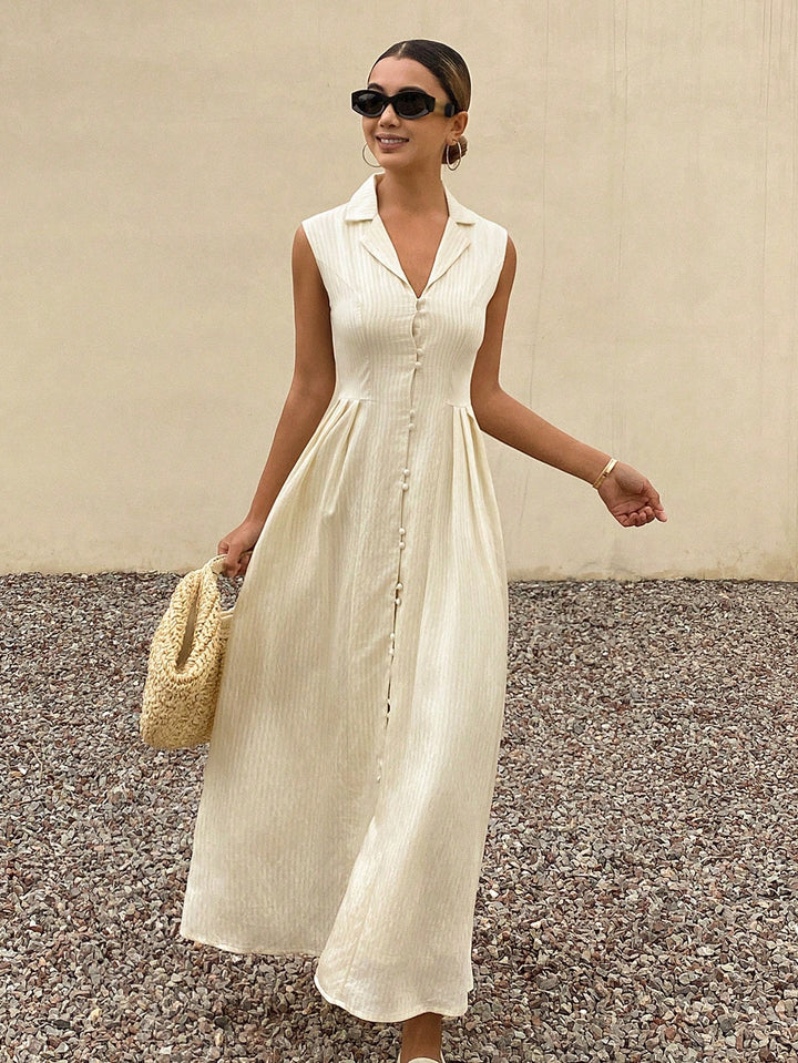Rochie midi SHEIN, bej