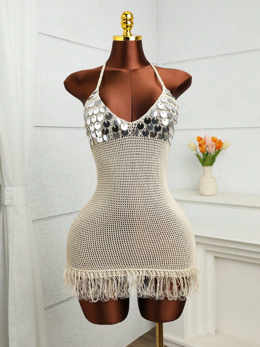 Rochie SHEIN, kaki
