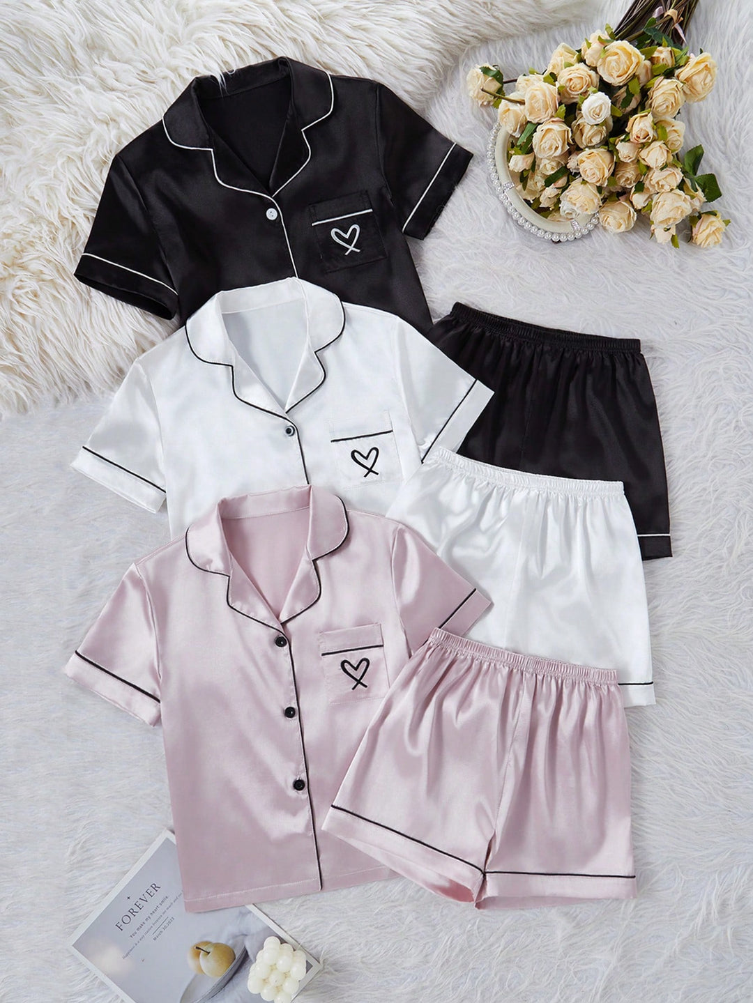 Pijama SHEIN, mix culori