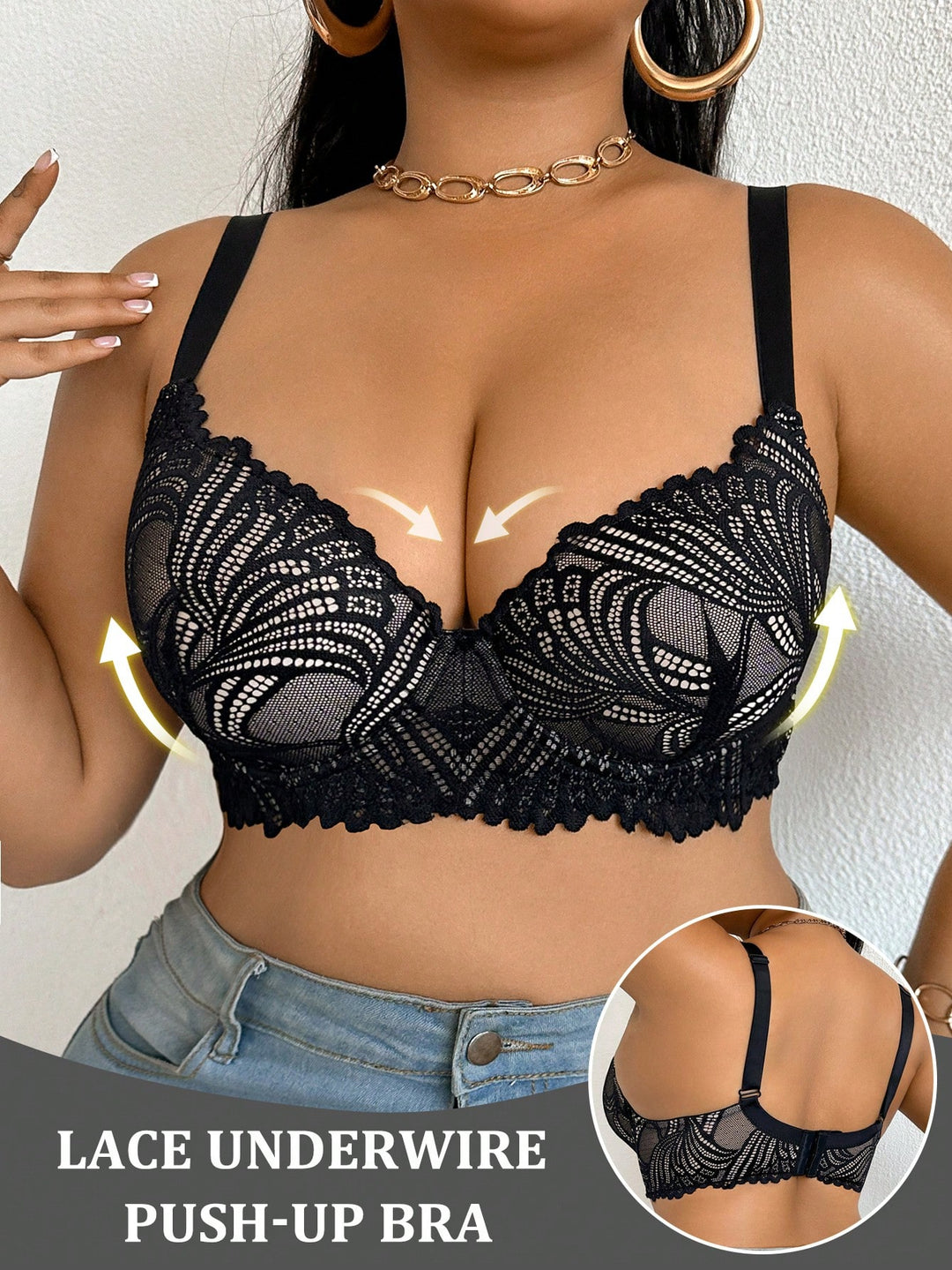 Sutien SHEIN, negru