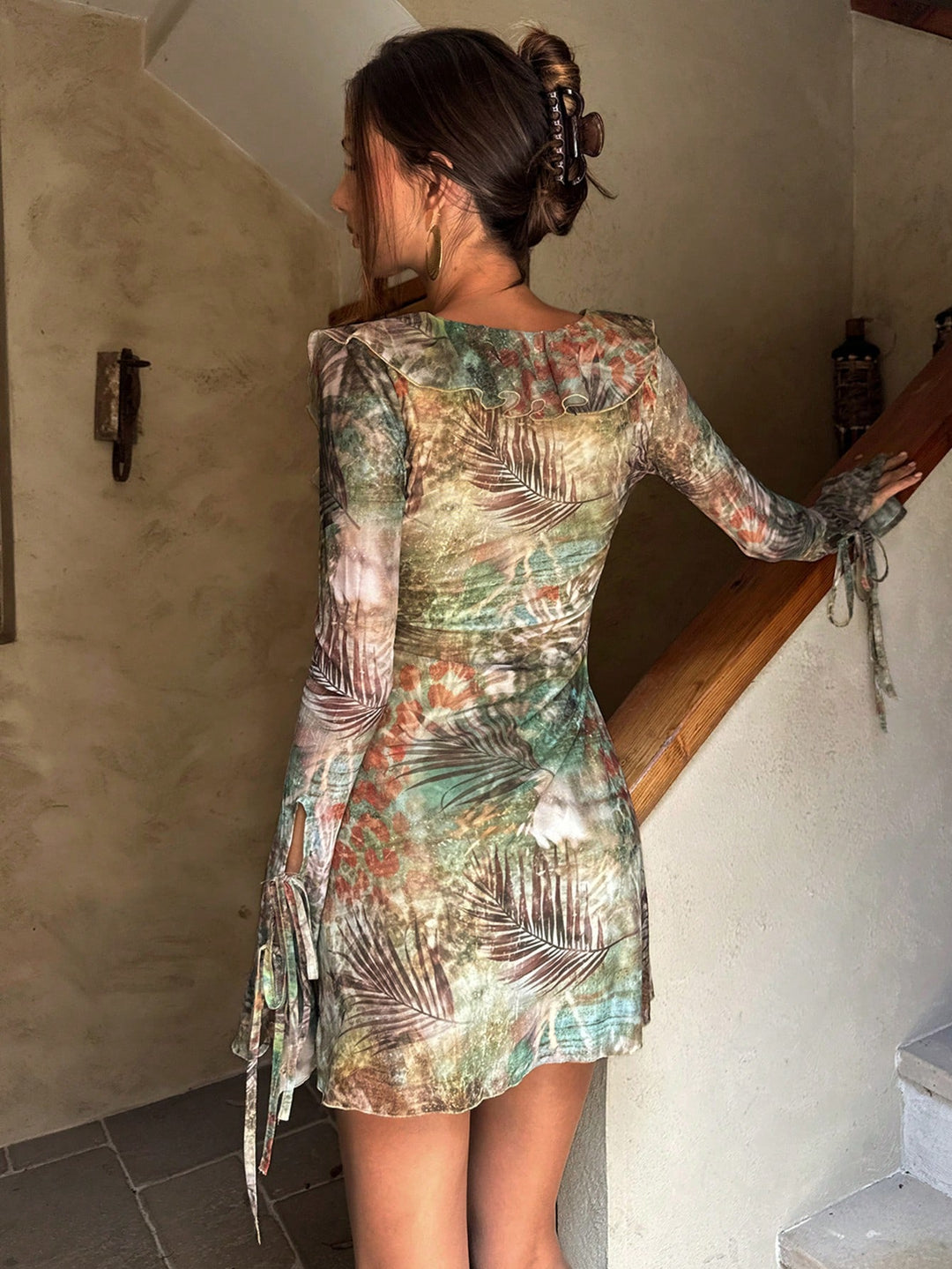 Rochie mini SHEIN, verde