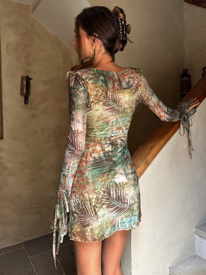 Rochie mini SHEIN, verde