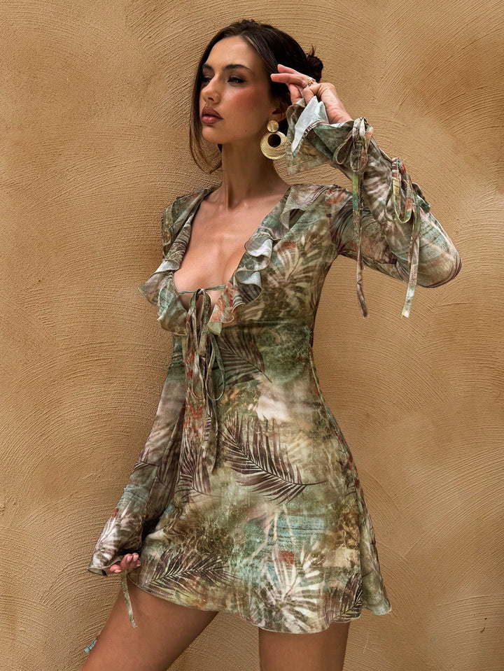 Rochie mini SHEIN, verde