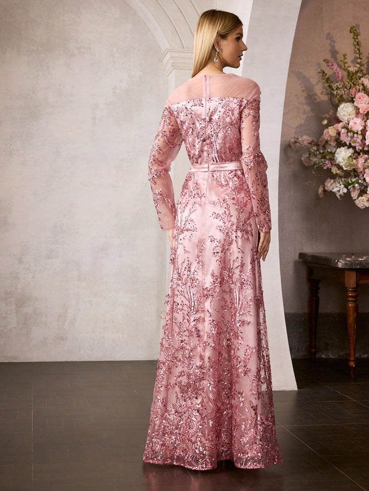 Rochie de ocazie SHEIN, roz