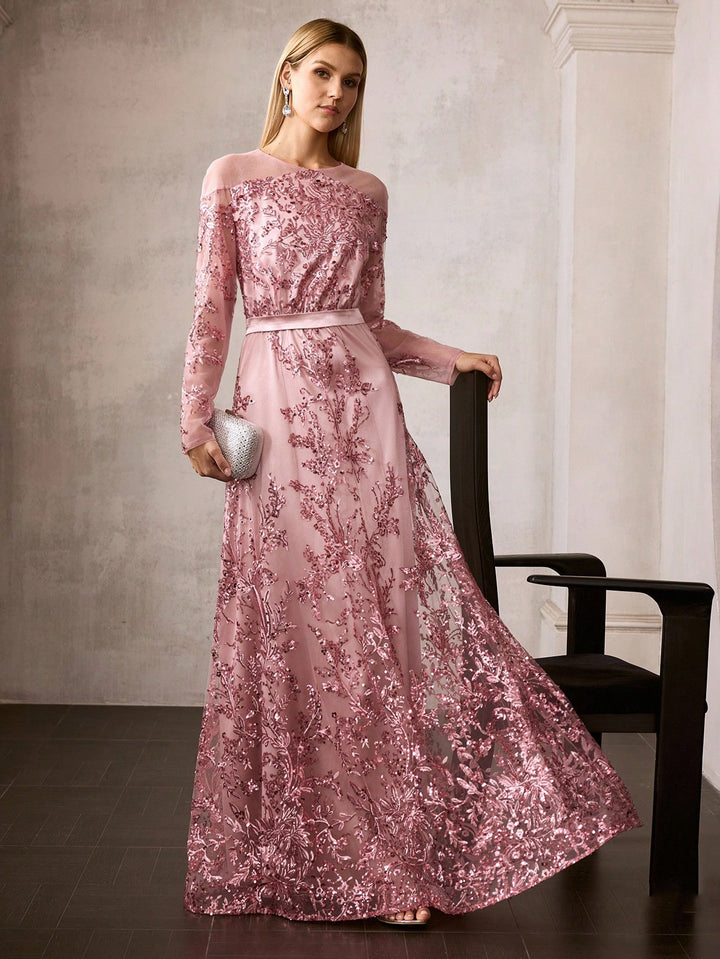 Rochie de ocazie SHEIN, roz