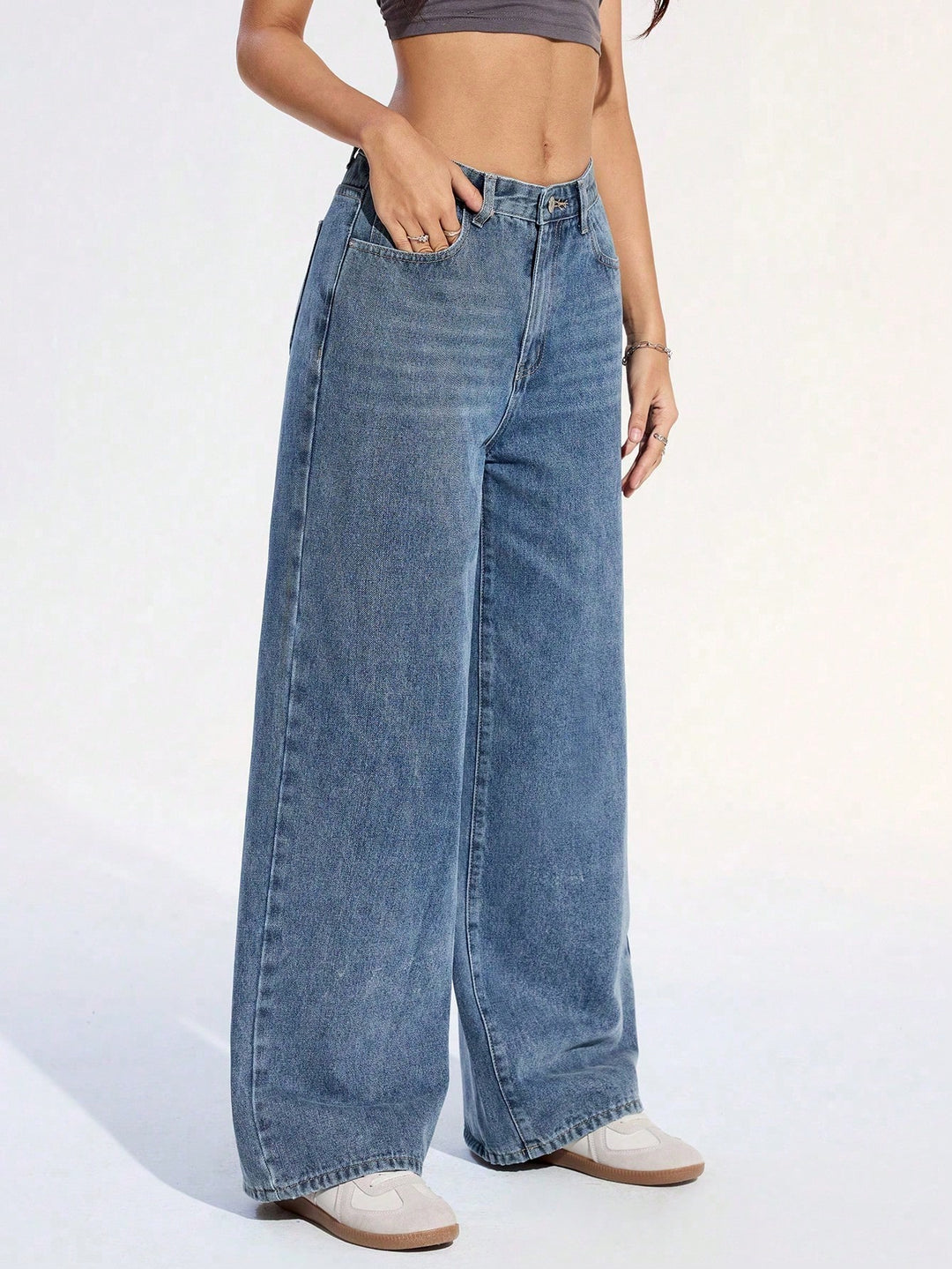 Jeans SHEIN, albastru