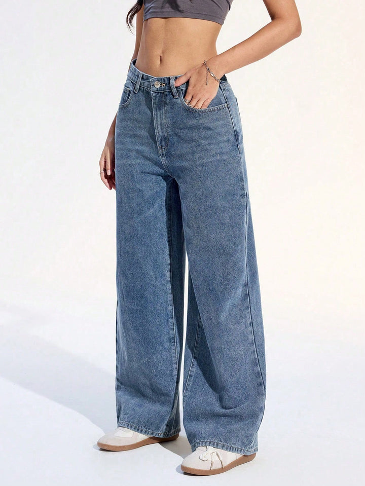 Jeans SHEIN, albastru
