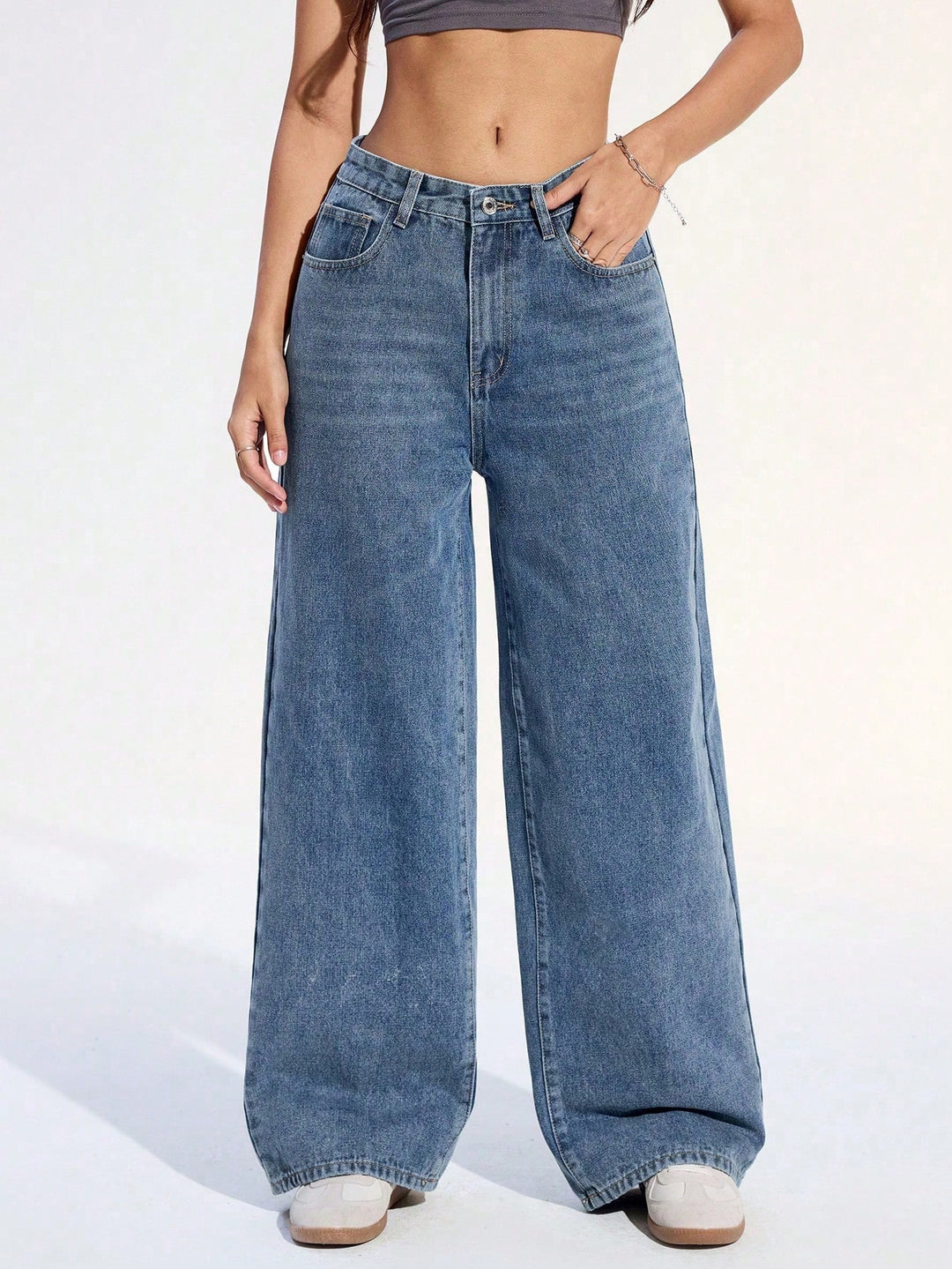 Jeans SHEIN, albastru