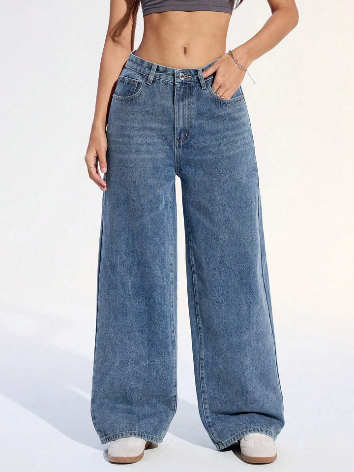 Jeans SHEIN, albastru