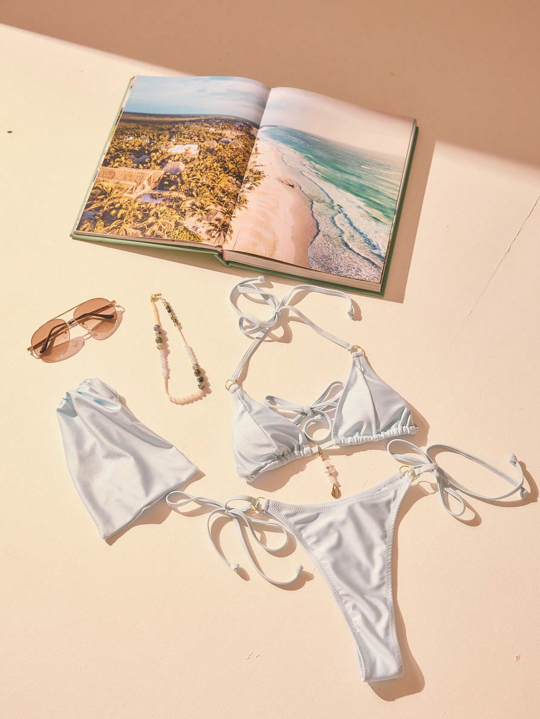 Set bikini SHEIN, albastru