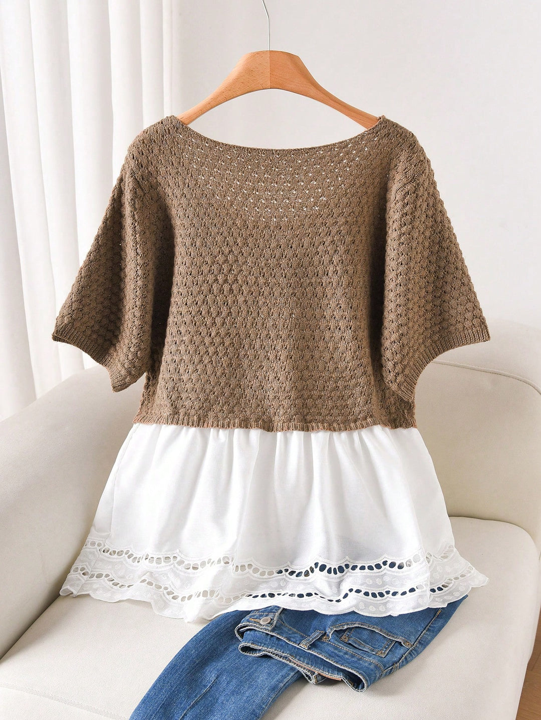 Pulover SHEIN, maro