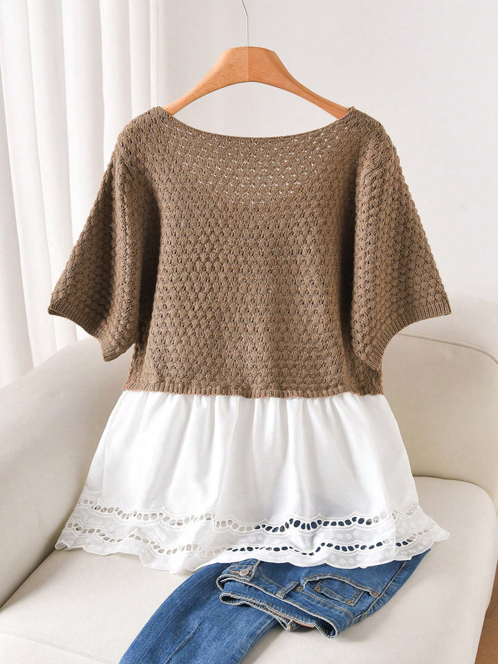 Pulover SHEIN, maro
