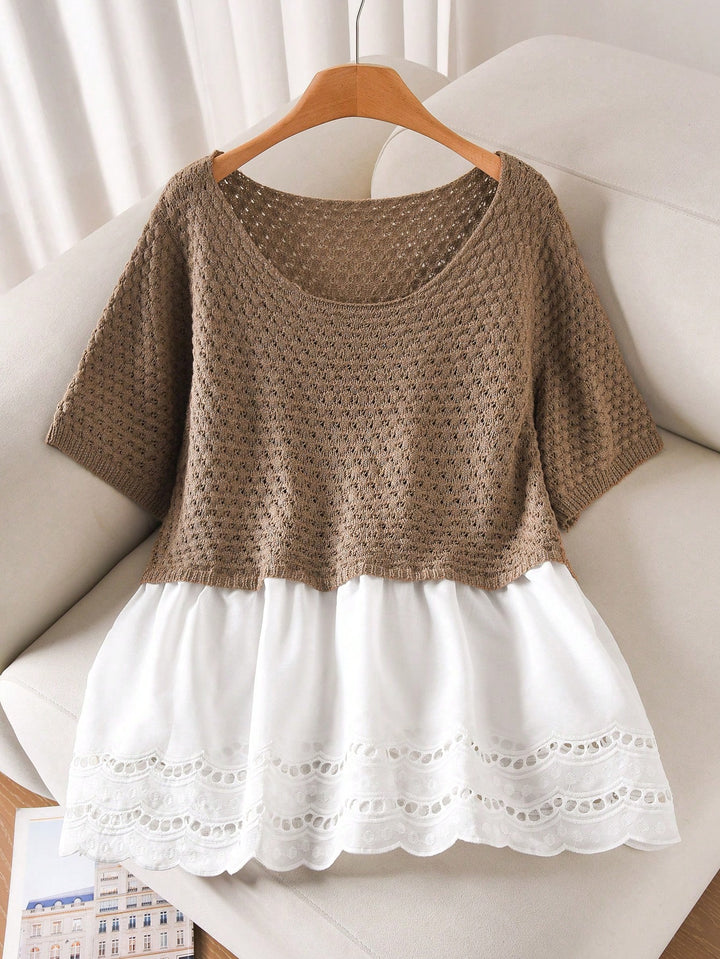 Pulover SHEIN, maro