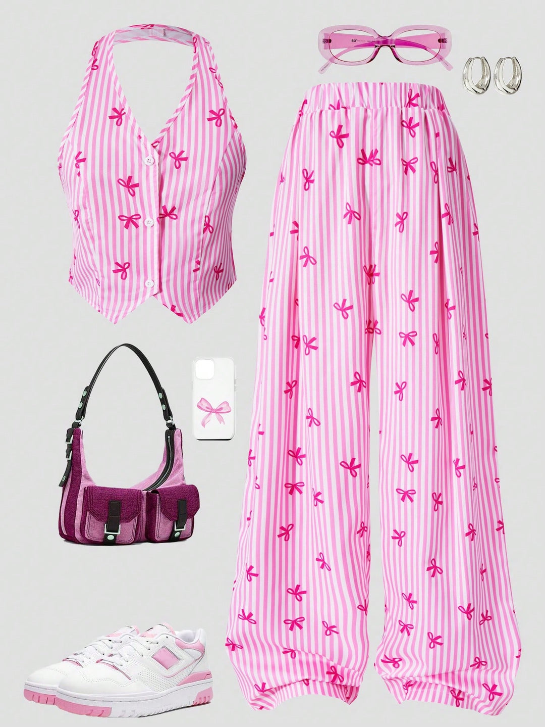 Set de haine SHEIN, roz