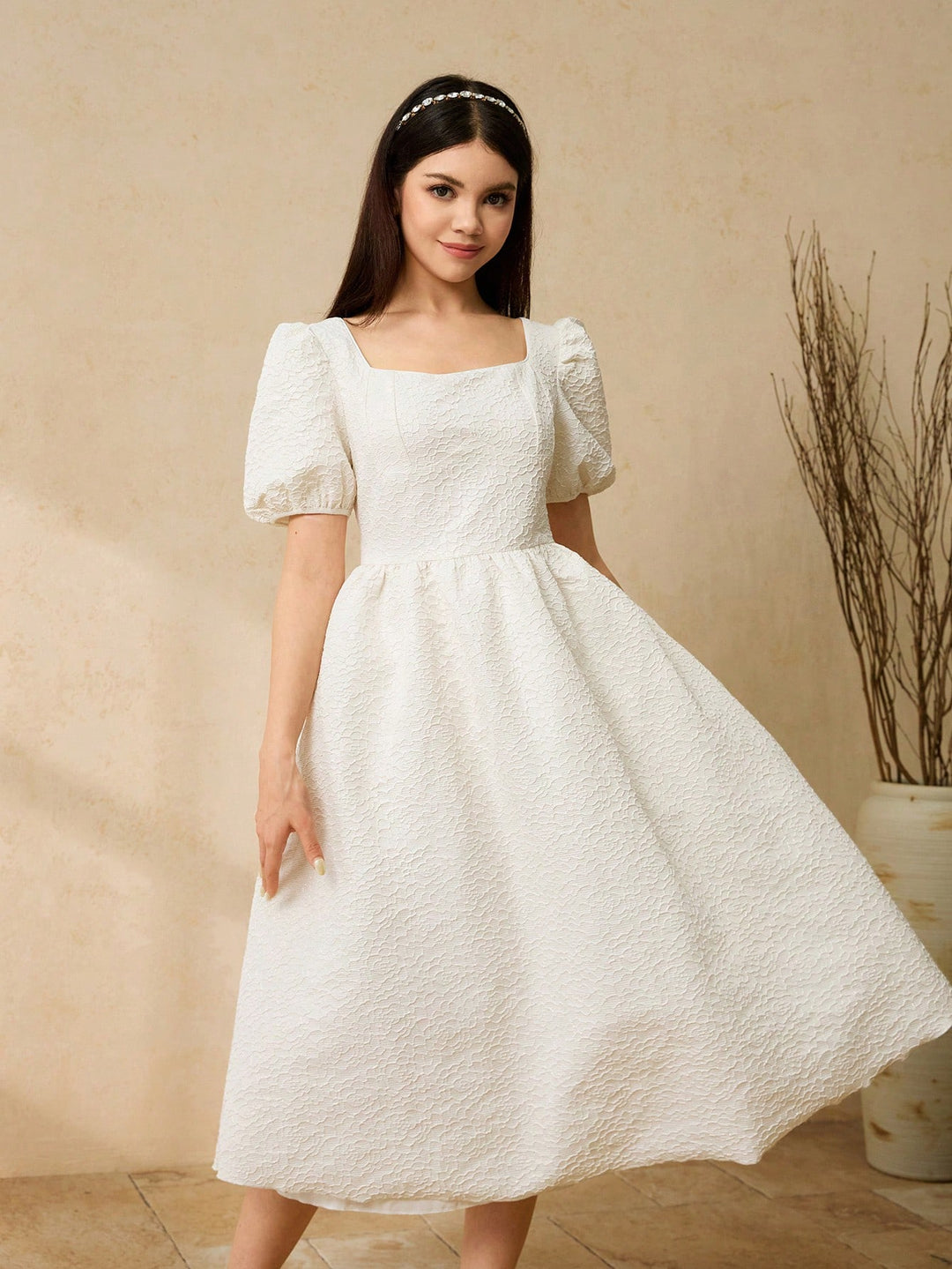 Rochie SHEIN, alb