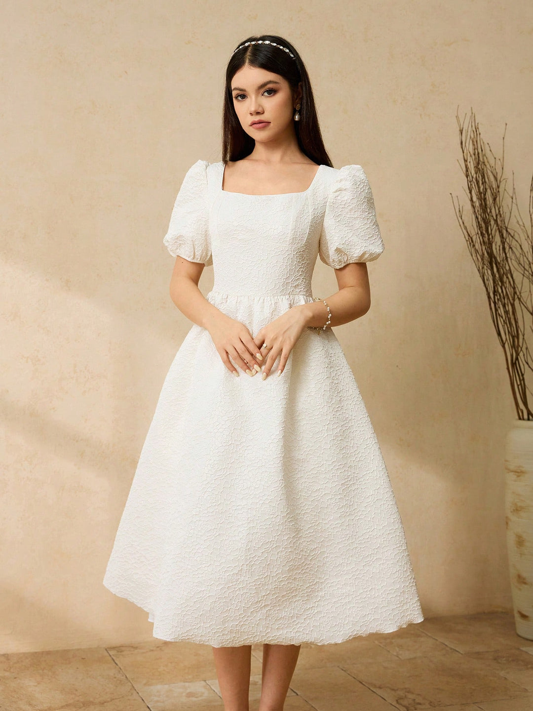 Rochie SHEIN, alb