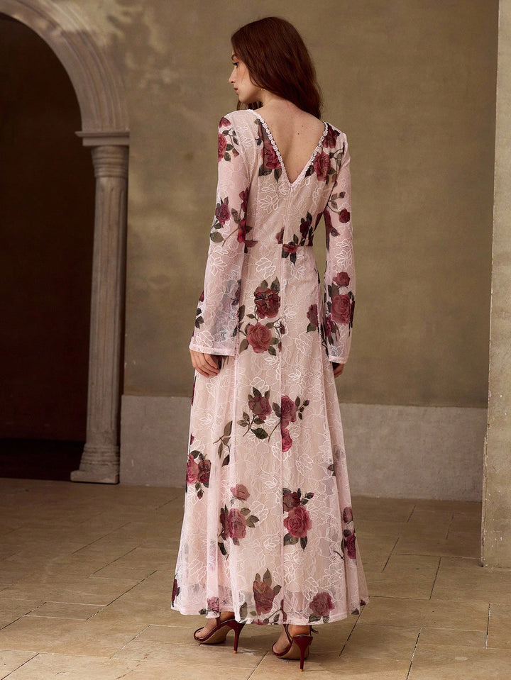 Rochie maxi SHEIN, mix culori