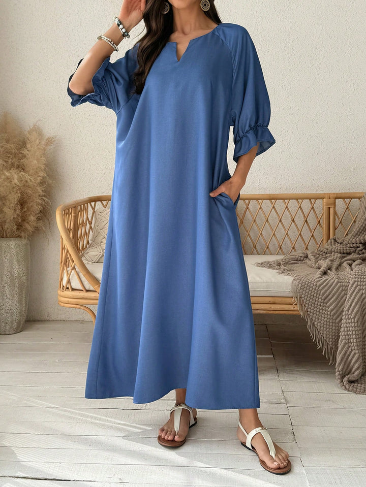 Rochie maxi SHEIN, albastru