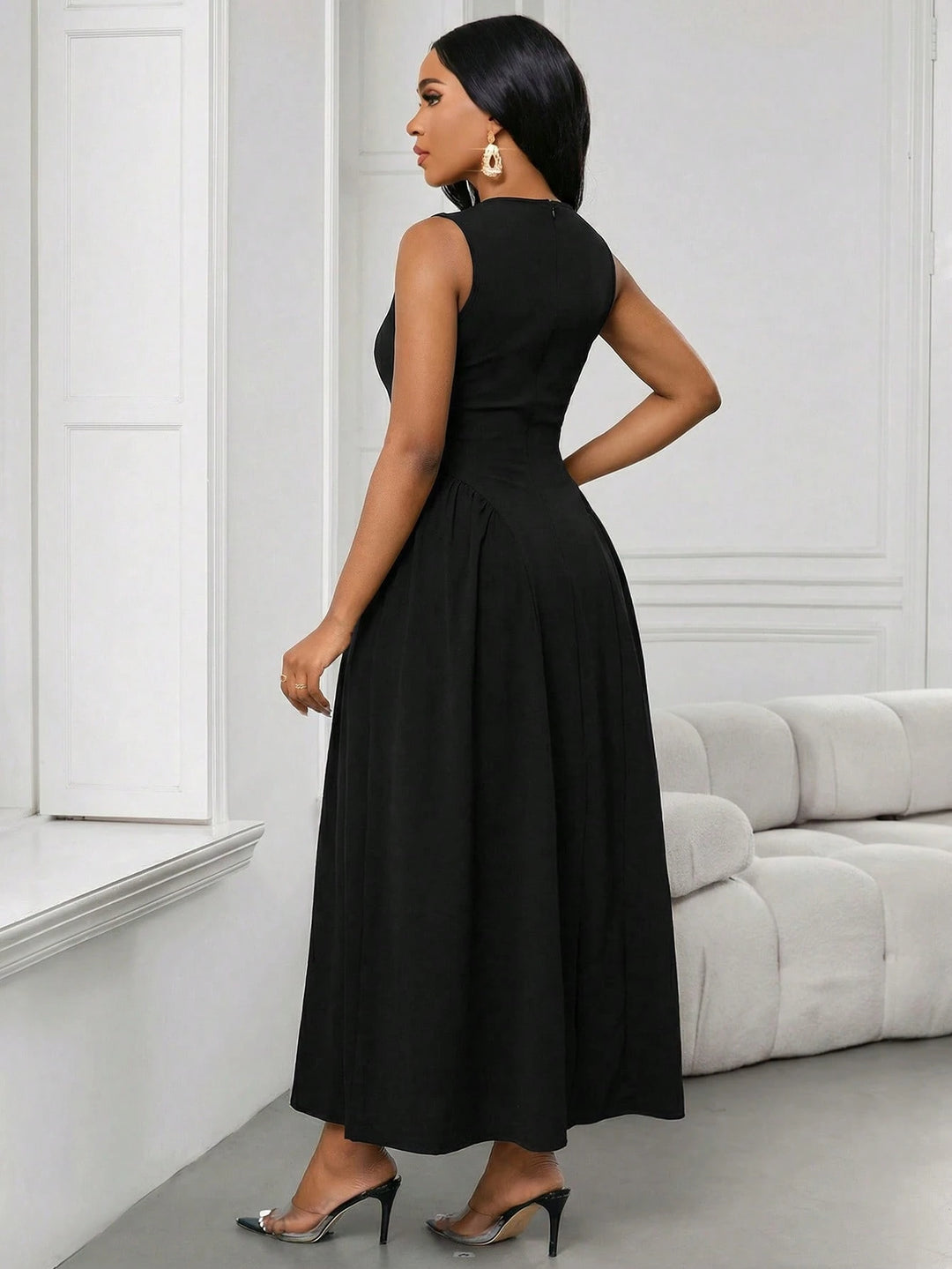 Rochie maxi SHEIN, negru