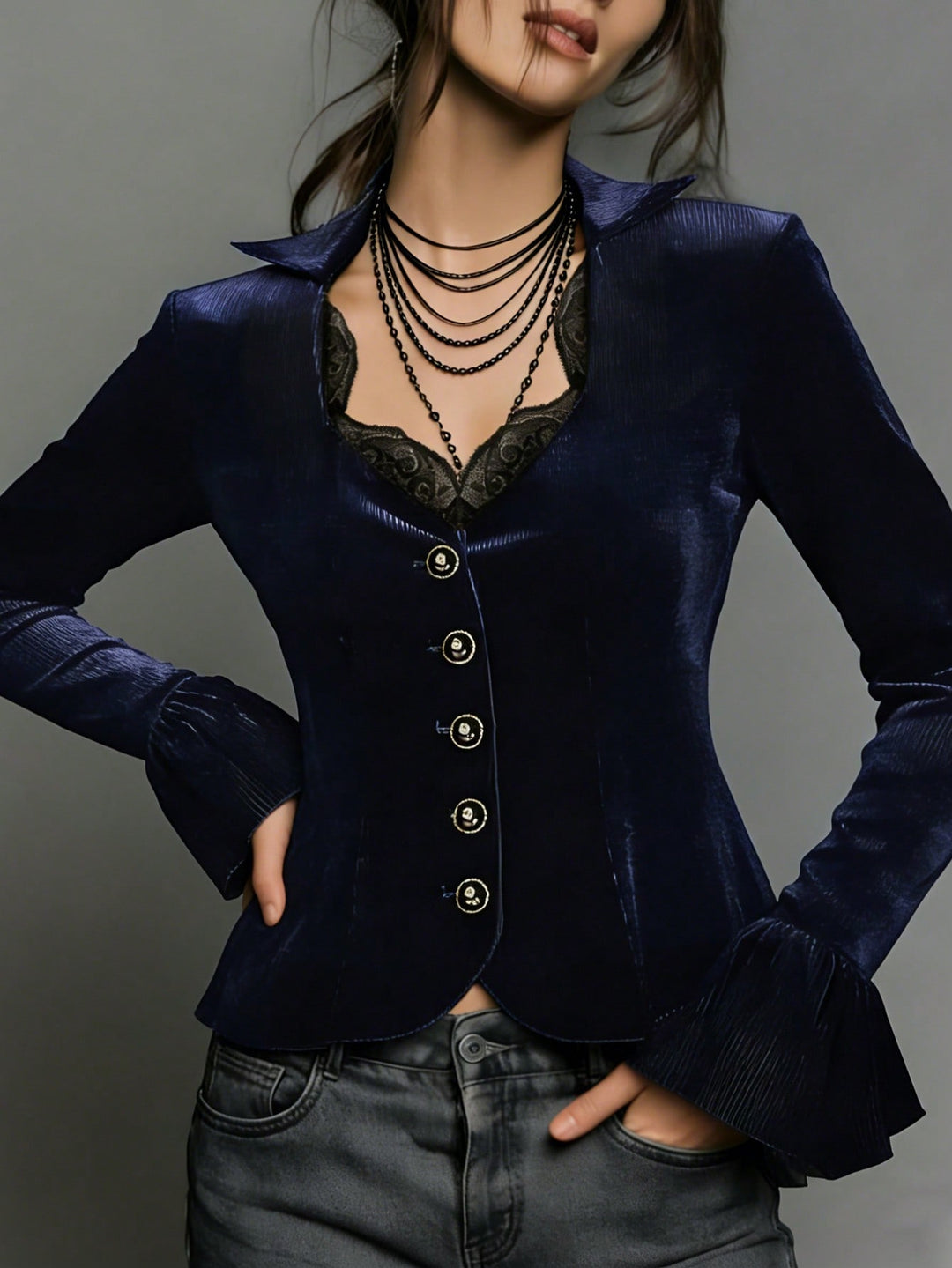 Top SHEIN, albastru