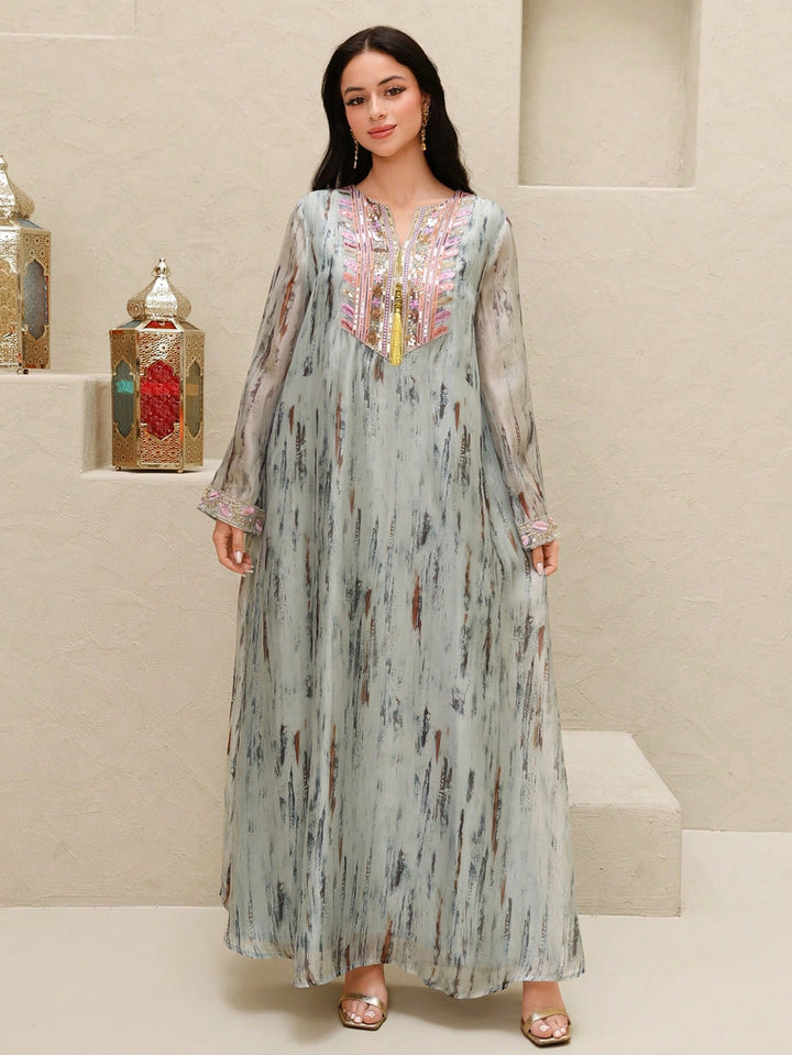 Set caftan și jalabiya SHEIN