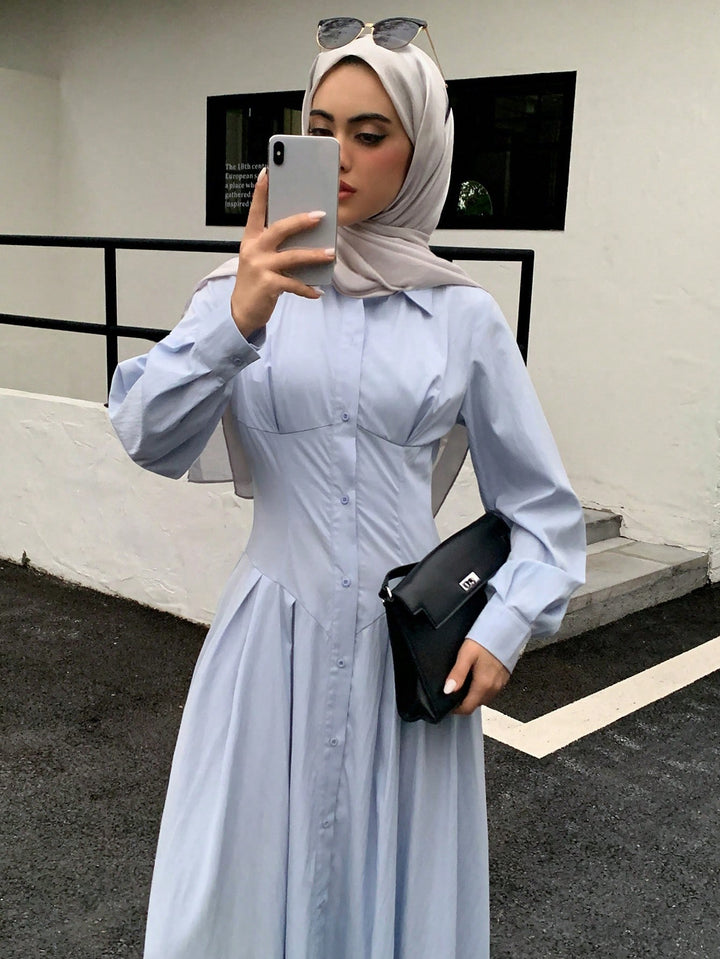 Rochie maxi SHEIN, albastru