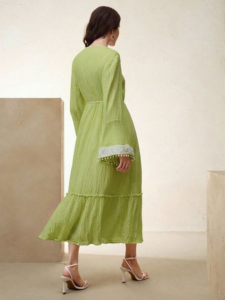Rochie midi SHEIN, verde