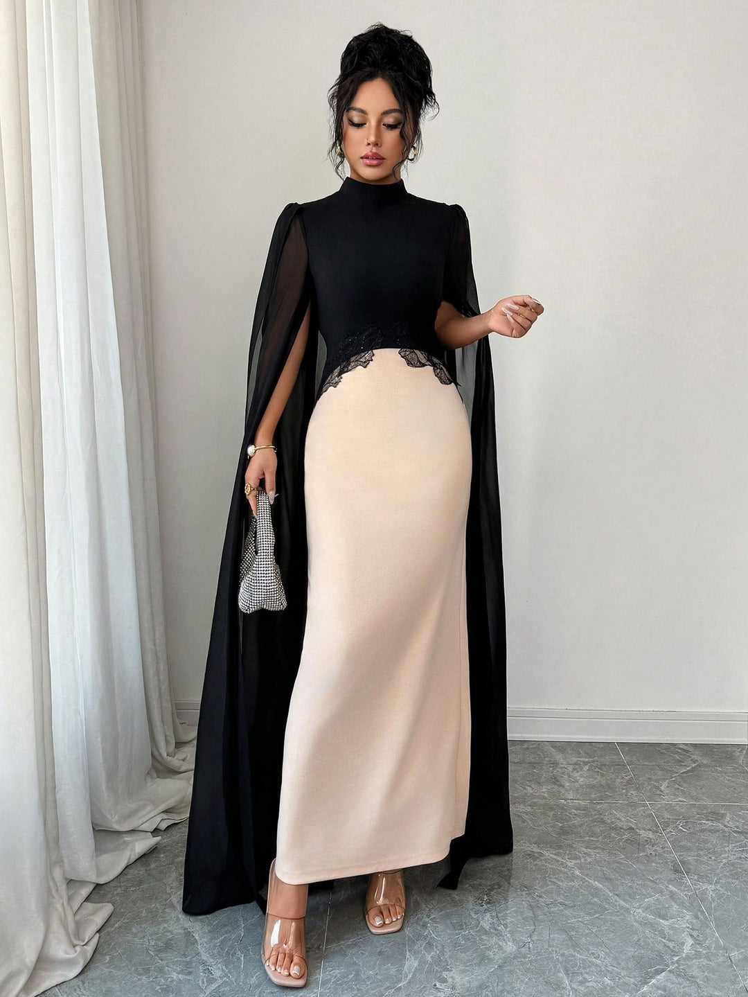 Rochie maxi SHEIN, mix culori