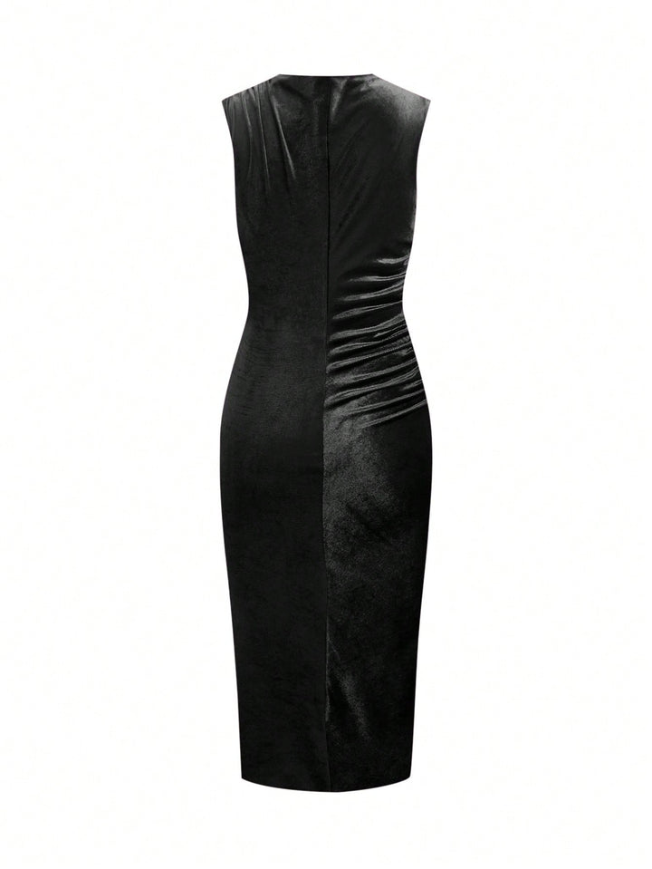 Rochie midi SHEIN, negru