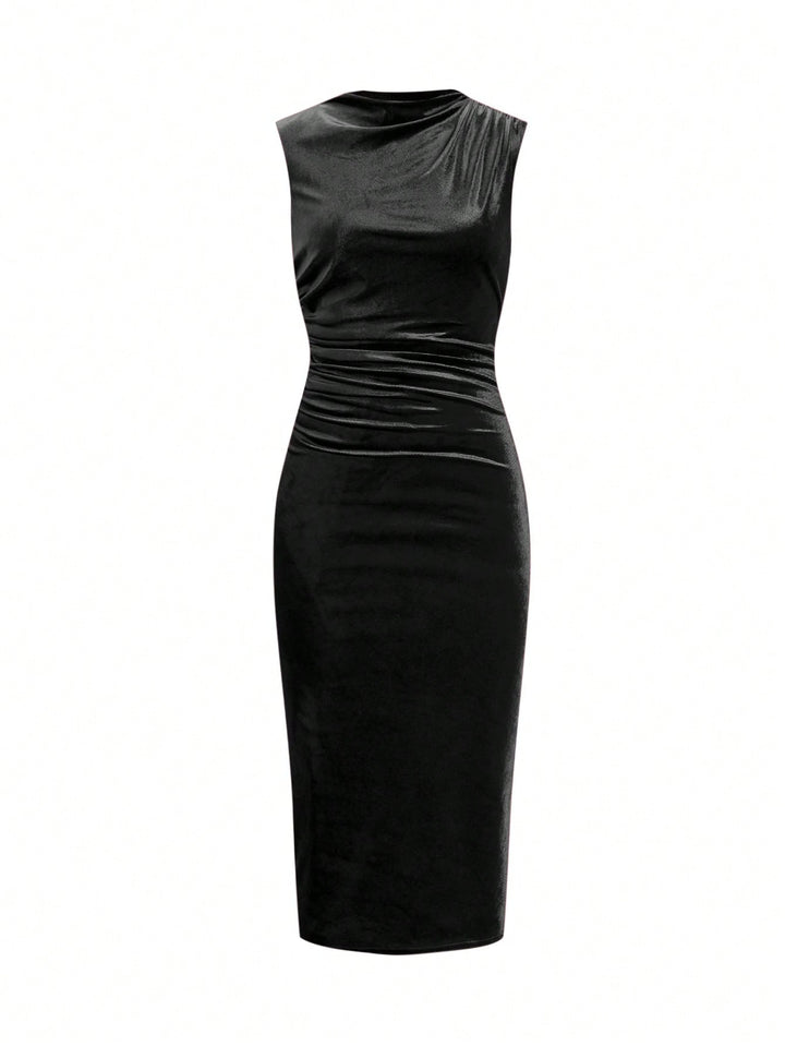 Rochie midi SHEIN, negru