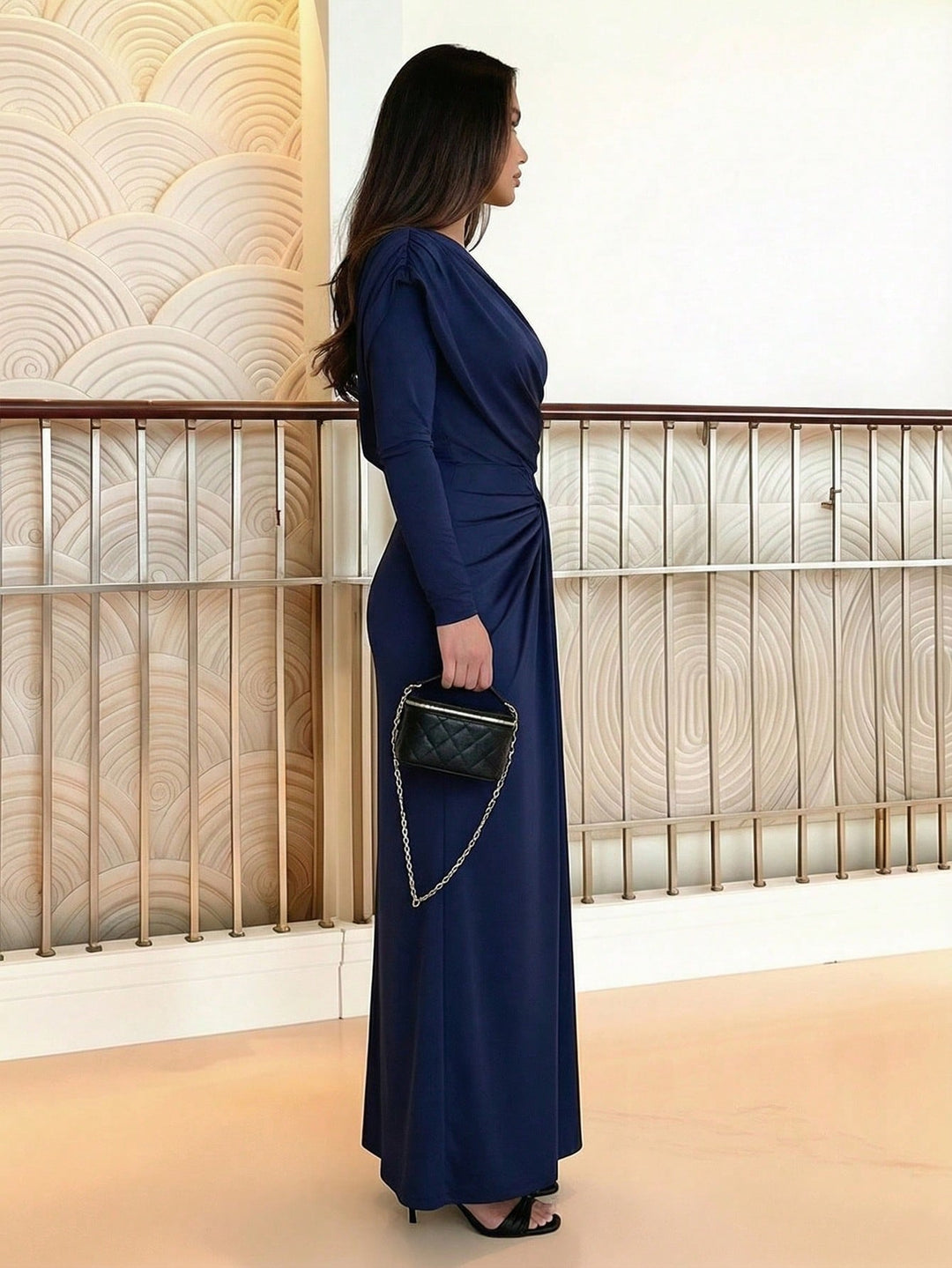 Rochie maxi SHEIN, albastru