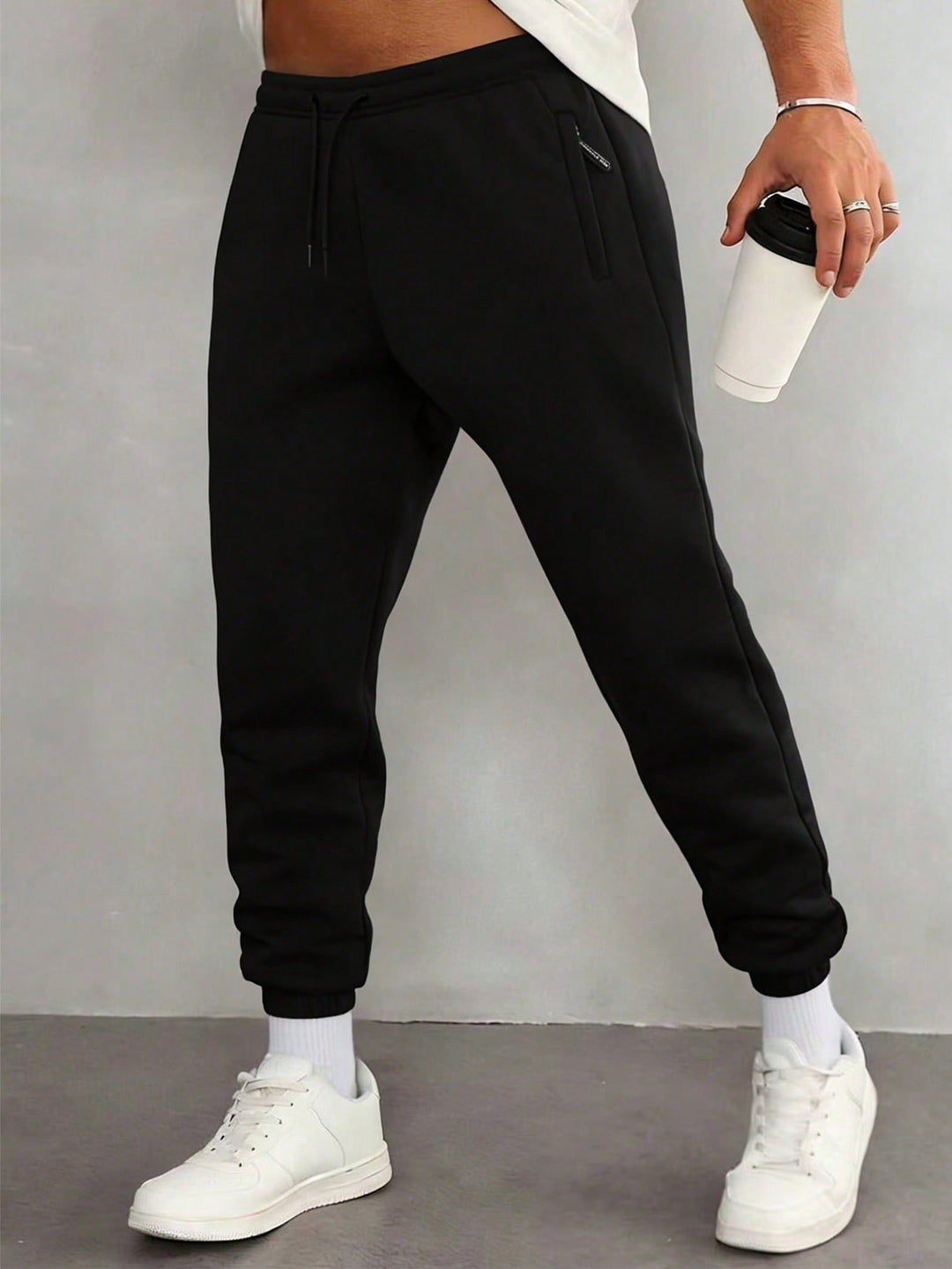 Pantalon SHEIN, negru