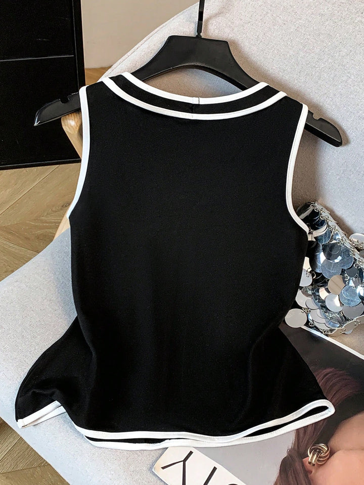 Top SHEIN, negru