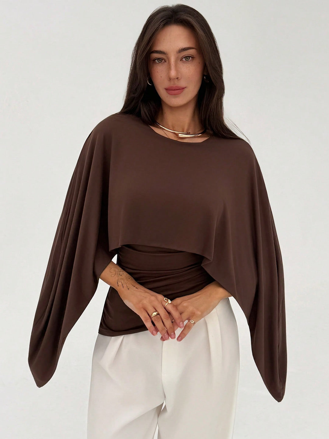 Tricou SHEIN, portocaliu