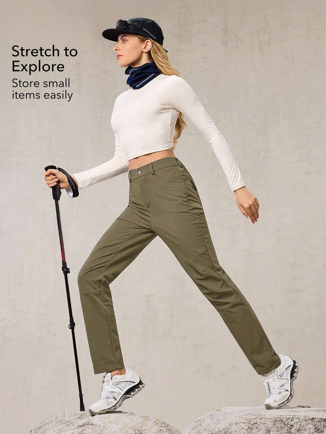 Pantaloni SHEIN, kaki
