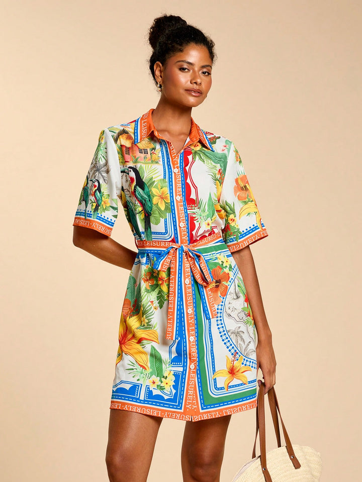 Rochie scurtă SHEIN, mix culori