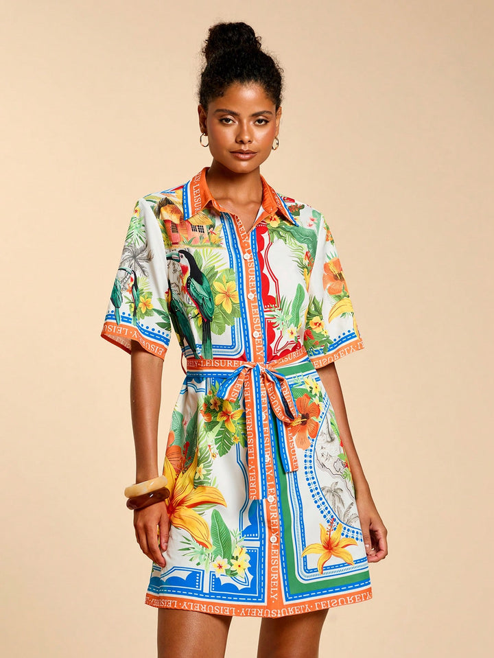 Rochie scurtă SHEIN, mix culori